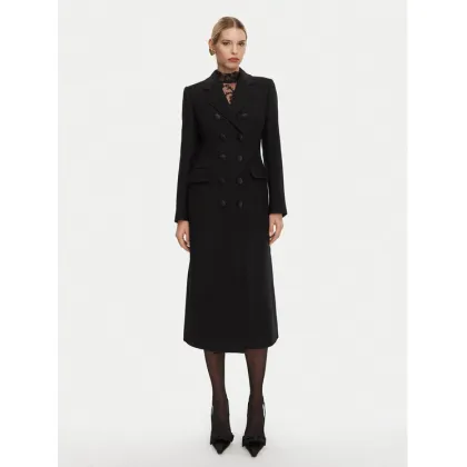Zdjęcie Dolce&Gabbana Płaszcz wełniany F0W1WT FU2TS Czarny Regular Fit