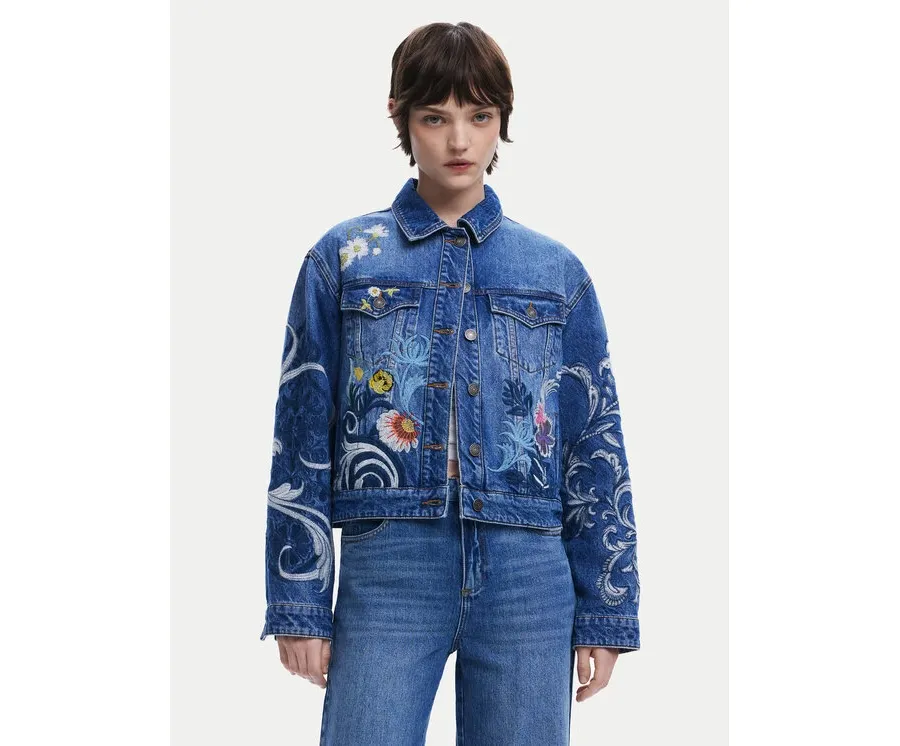 obrazek 1 Desigual Kurtka jeansowa Misouri 25SWED55 Niebieski Regular Fit