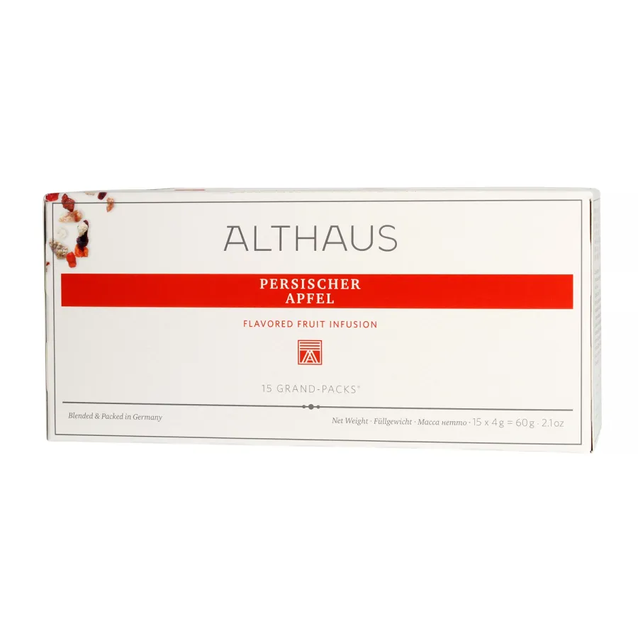 obrazek 1 Althaus - Golden Apple Grand Pack - Herbata 15 dużych saszetek ALTHAUS
