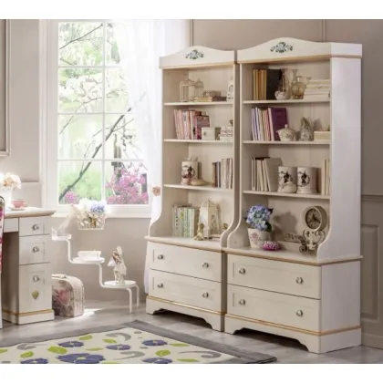 Zdjęcie Elegancki regał na książki do pokoju dziewczęcego - Cilek