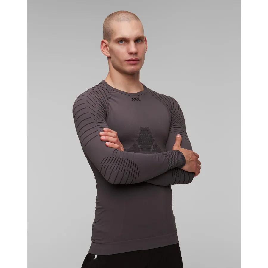obrazek 1 Szara Koszulka Termoaktywna Męska X-bionic Invent 4.0 Lg Sl X-Bionic