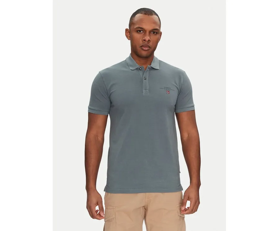 obrazek 1 Napapijri Polo Elbas NP0A4GDL Niebieski Regular Fit