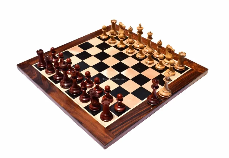obrazek 1 Drewniana plansza z figurami do gry w szachy - The Chess Empire