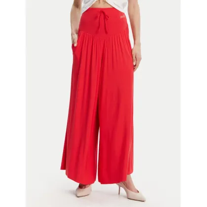 Zdjęcie Liu Jo Beachwear Spodnie materiałowe VA5039 JS360 Czerwony Relaxed Fit