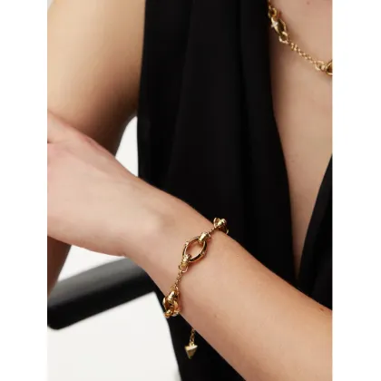 Zdjęcie Guess Bransoletka JUBB05 168JW Złoty