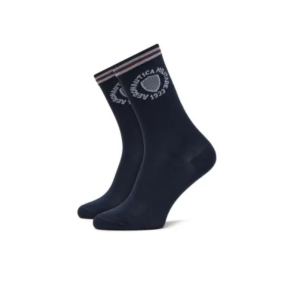 Zdjęcie Aeronautica Militare Skarpety wysokie unisex 251CZ015DL561 Granatowy