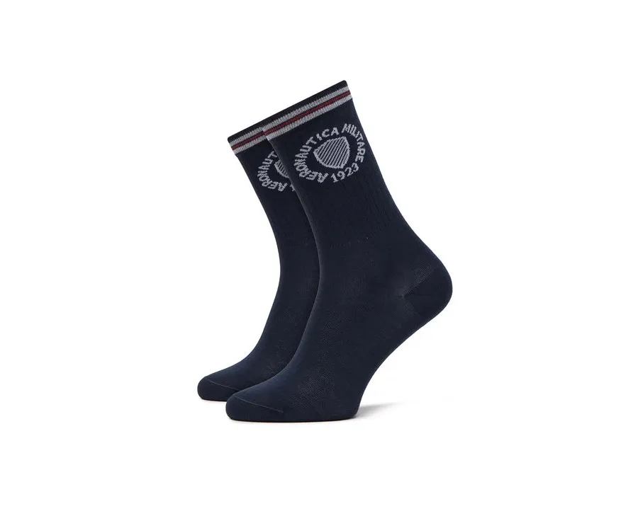 obrazek 1 Aeronautica Militare Skarpety wysokie unisex 251CZ015DL561 Granatowy