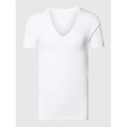 Zdjęcie T-shirt o kroju Slim Fit z dekoltem w serek