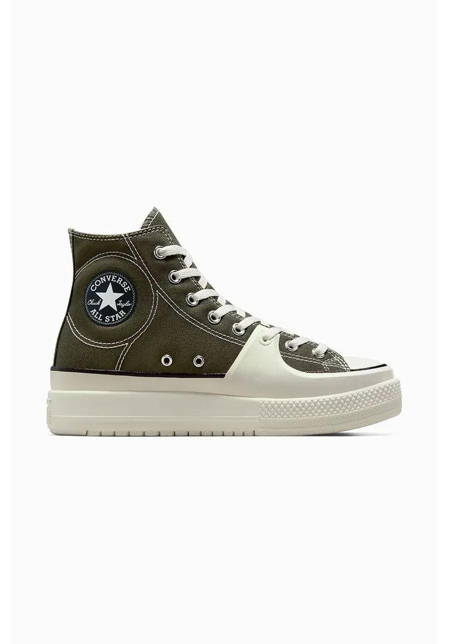 obrazek 1 Converse trampki Chuck Taylor All Star Construct HI kolor zielony A06618C