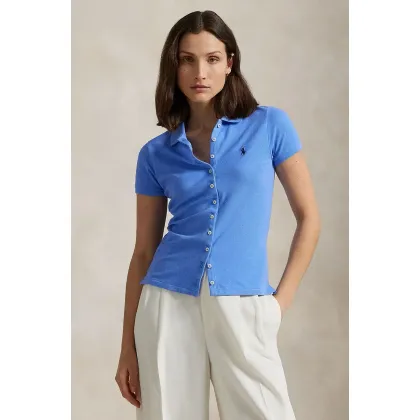 Zdjęcie Polo Ralph Lauren polo damski kolor niebieski 211939272