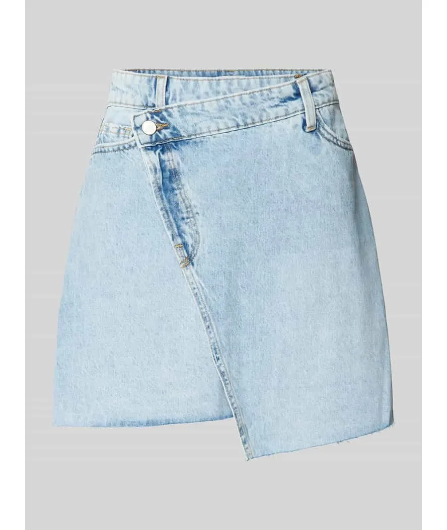 obrazek 1 Spódnica jeansowa w kopertowym stylu model ‘KAT’