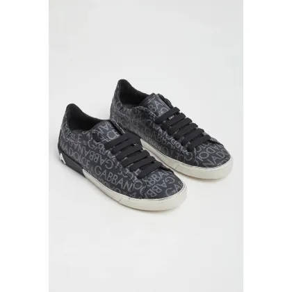 Zdjęcie Sneakersy męskie skórzane Portofino Vintage DOLCE & GABBANA Dolce & Gabbana