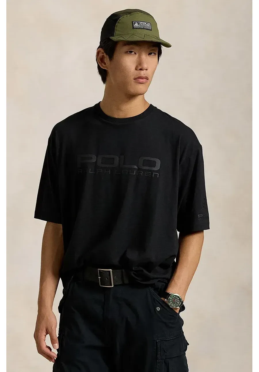 obrazek 1 Polo Ralph Lauren t-shirt bawełniany męski kolor czarny z nadrukiem 710959027