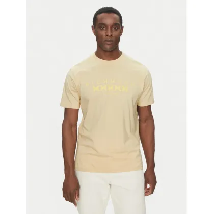 Zdjęcie Richmond X T-Shirt UMP25004TS Beżowy Regular Fit