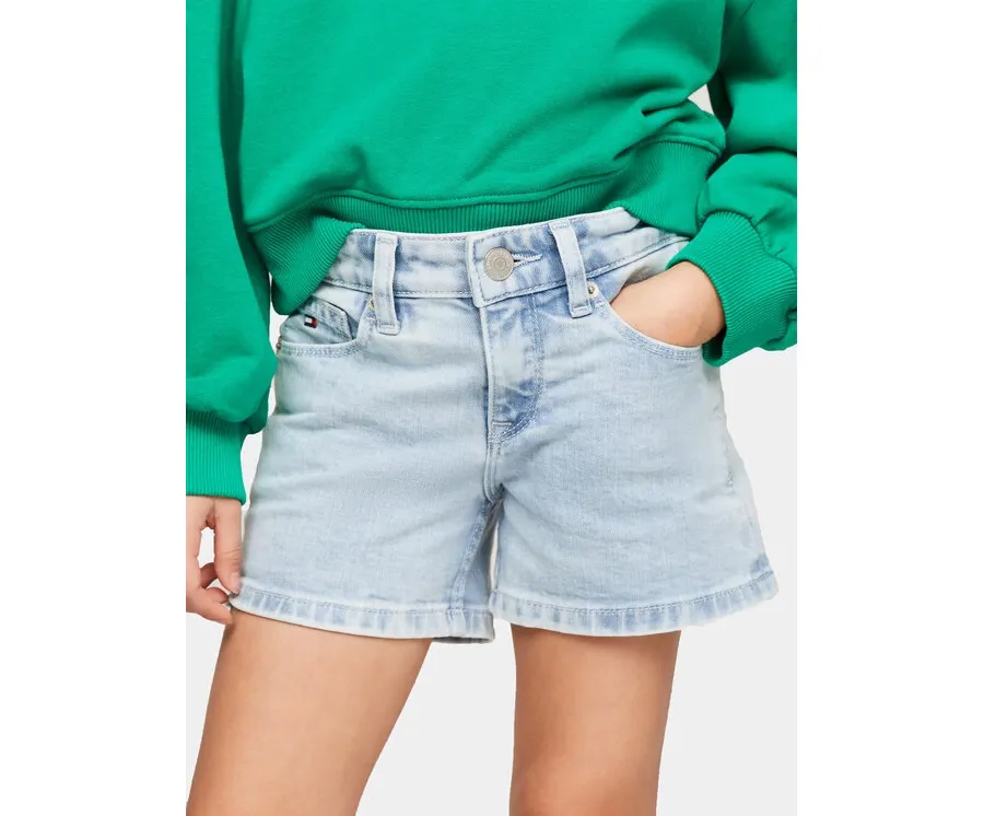 obrazek 1 Tommy Hilfiger Szorty jeansowe Nora KG0KG07917 Niebieski Regular Fit