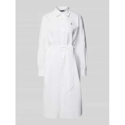 Zdjęcie Sukienka koszulowa z wyhaftowanym logo model ‘CORY’