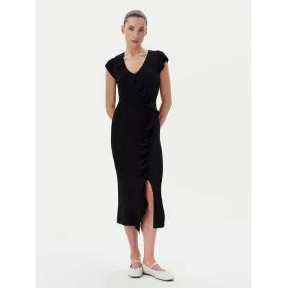 Zdjęcie TWINSET Sukienka dzianinowa 251LB3CAA Czarny Slim Fit