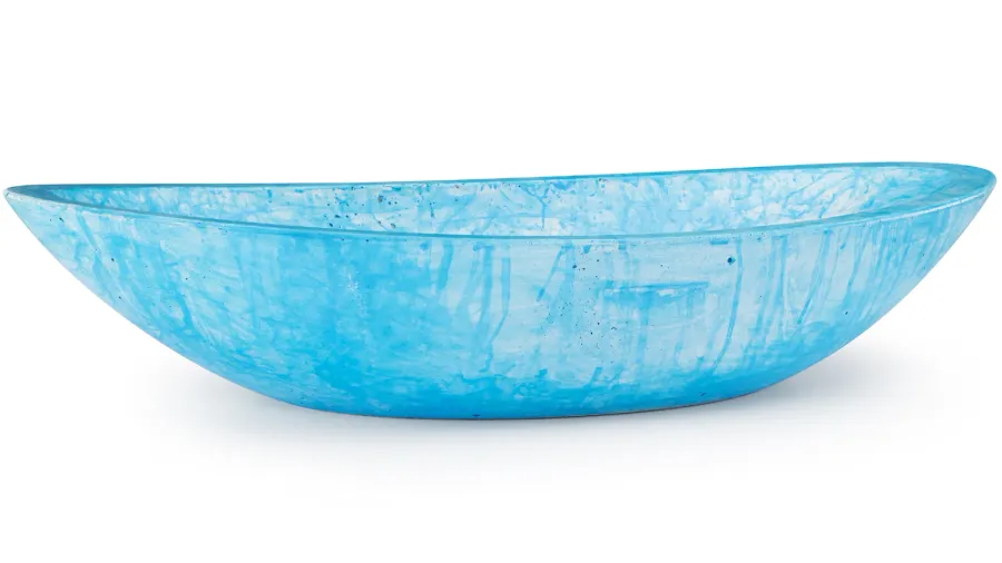 obrazek 1 Unikalna umywalka 60 cm ORION BASIC – HURRICANE, niebieski, lakier matowy