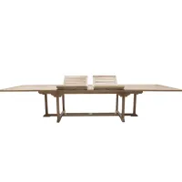 Picture Olimpo-Classica rectangular extendable table for dining room or outdoor use