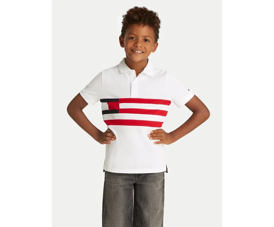 obrazek 1 Tommy Hilfiger Polo KB0KB09528 D Biały Regular Fit