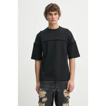 Zdjęcie Heliot Emil t-shirt męski kolor czarny gładki AW24.M.09.123.BLK01