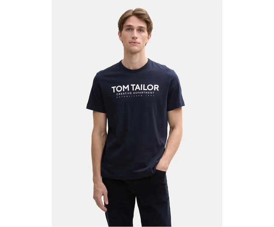 obrazek 1 Tom Tailor T-Shirt 1045940 Granatowy Regular Fit