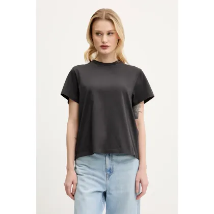 Zdjęcie MM6 Maison Margiela t-shirt bawełniany damski kolor czarny S52GC0334.S24311
