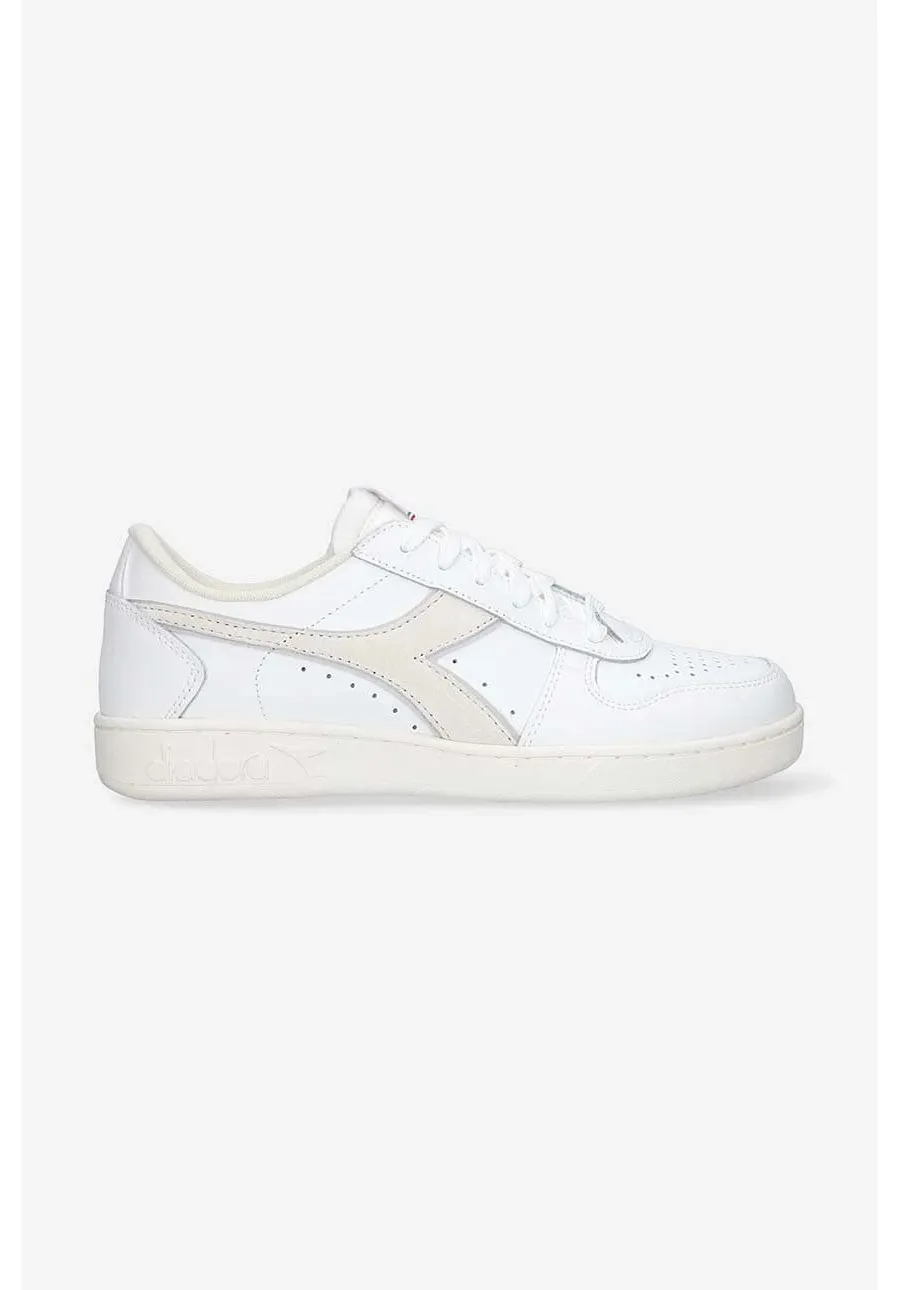 obrazek 1 Diadora sneakersy skórzane Magic Basket Low Leathe damskie kolor biały 501.179015-D0113
