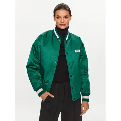 Zdjęcie Mercer Amsterdam Kurtka bomber Unisex The Re-Varsity MEAP231010 Zielony Relaxed Fit