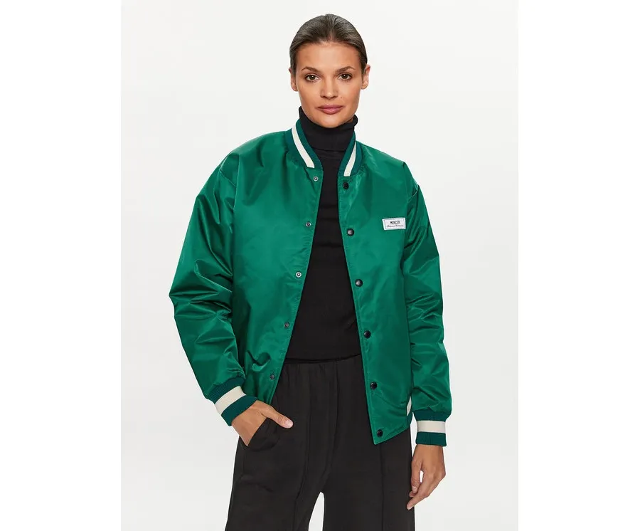 obrazek 1 Mercer Amsterdam Kurtka bomber Unisex The Re-Varsity MEAP231010 Zielony Relaxed Fit