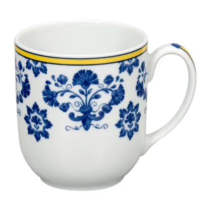 Picture Stylish Castelo Branco porcelain mug with a plant motif - 4 pieces - Vista Alegre