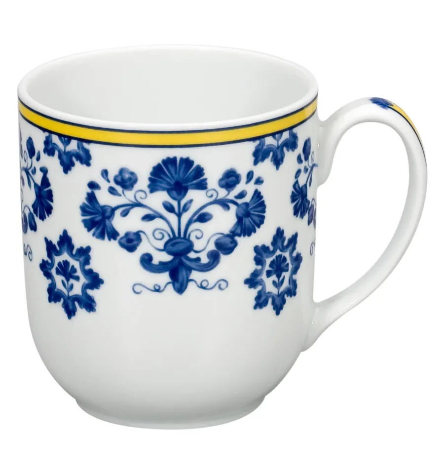 obrazek 1 Stylowy porcelanowy kubek Castelo Branco z roślinnym motywem - Vista Alegre