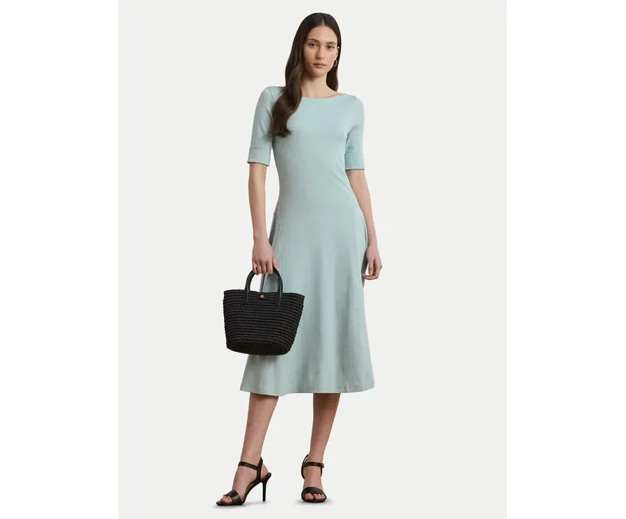 obrazek 1 LAUREN RALPH LAUREN Sukienka codzienna 250863913015 Błękitny Regular Fit