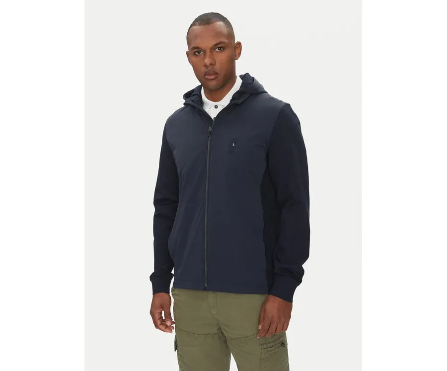 obrazek 1 Aeronautica Militare Kurtka softshell 251AF499F559 Granatowy Regular Fit
