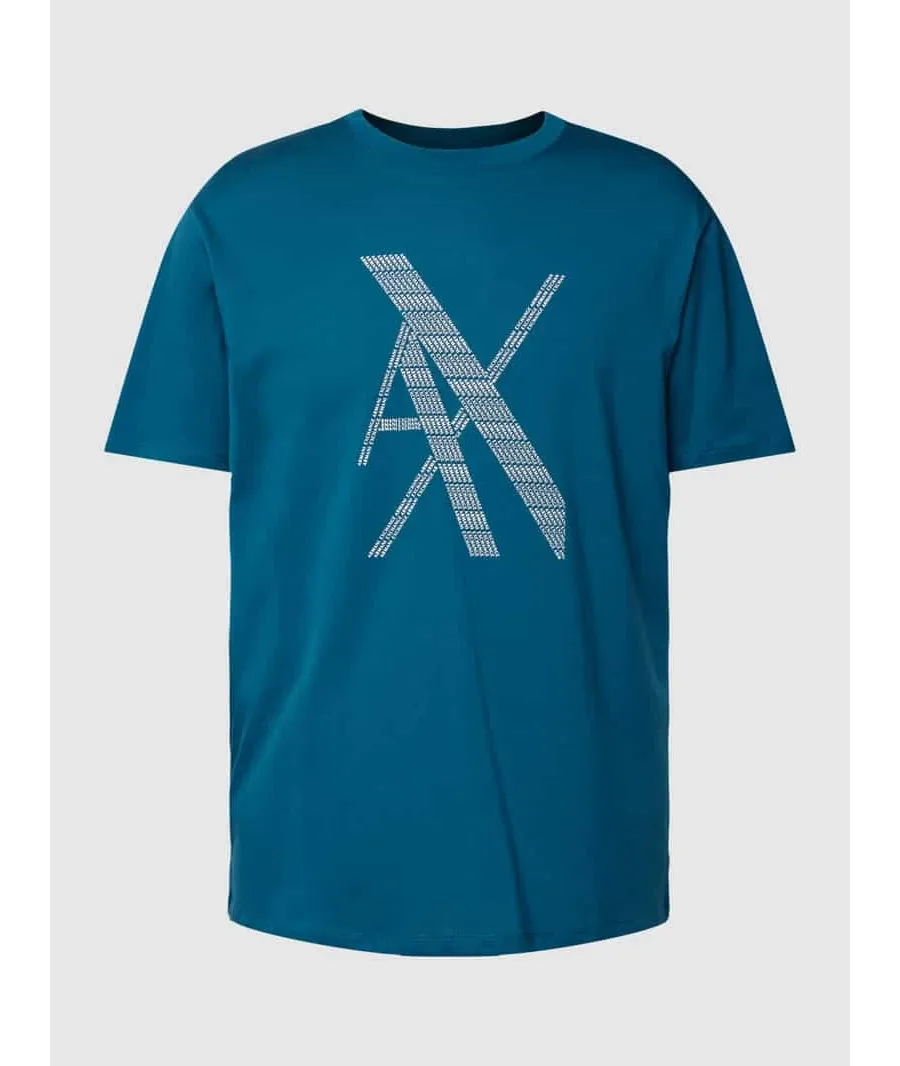obrazek 1 T-shirt o kroju Regular Fit z nadrukiem z logo
