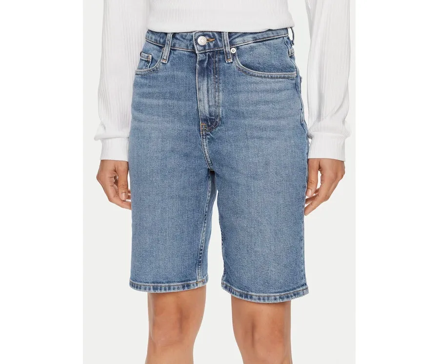 obrazek 1 Tommy Hilfiger Szorty jeansowe WW0WW41323 Niebieski Slim Fit