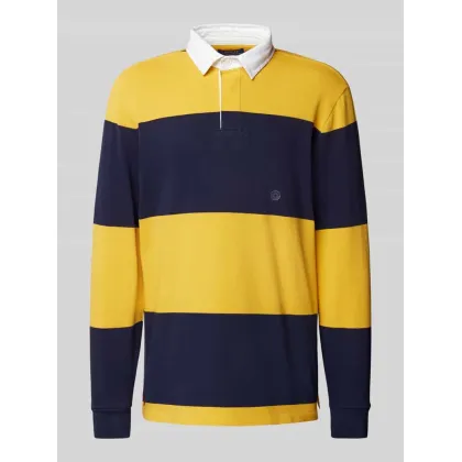 Zdjęcie Koszulka polo o kroju regular fit z długim rękawem