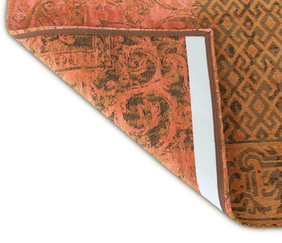 obrazek 3 Cudowny pomarańczowy dywan patchwork - ORANGE 8010