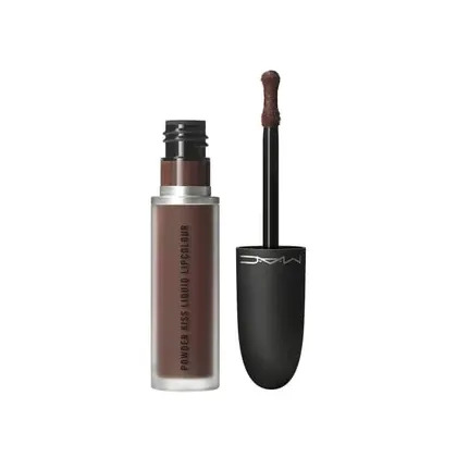 Zdjęcie MAC Powder Kiss Szminka w płynie 5 ml Chestnut