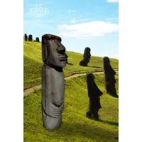 Zdjęcie Solidnie wykonana figura Moai