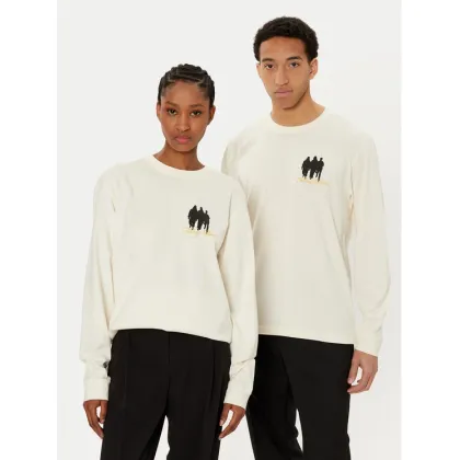 Zdjęcie Filling Pieces Longsleeve Unisex United by Generations 8049987 Écru Regular Fit