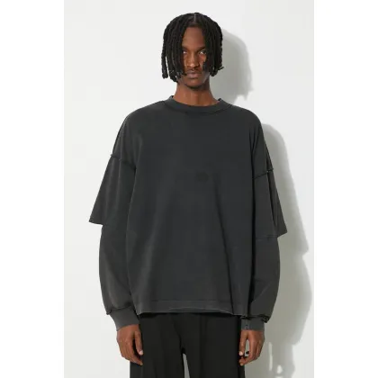Zdjęcie 1017 ALYX 9SM longsleeve bawełniany Cut-Out Elbow Longsleeve kolor czarny gładki AAUTS0454FA01