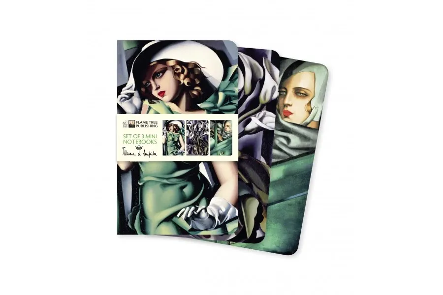 obrazek 1 Ekskluzywna kolekcja mini notatników - Tamara de Lempicka - Flame Tree Publishing