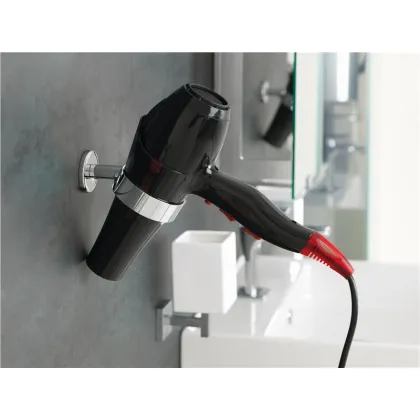 Zdjęcie Mosiężny uchwyt na suszarkę do włosów do łazienki - Stilhaus