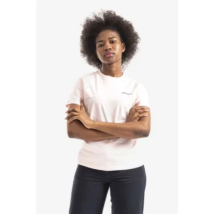 Zdjęcie Norse Projects t-shirt bawełniany Gro Logo kolor różowy NW01.0077.5507-5507