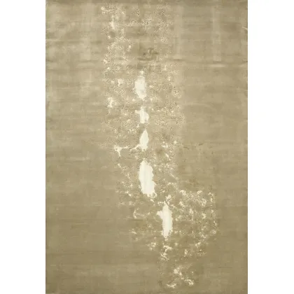 Picture Abstract beige New Zealand wool rug by Sartori Rugs