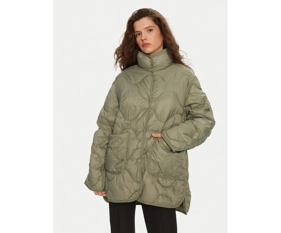 obrazek 1 Deha Kurtka przejściowa D12578 Zielony Relaxed Fit