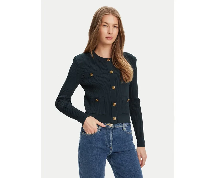 obrazek 1 Guess Kardigan W5YR09 Z0130 Zielony Regular Fit