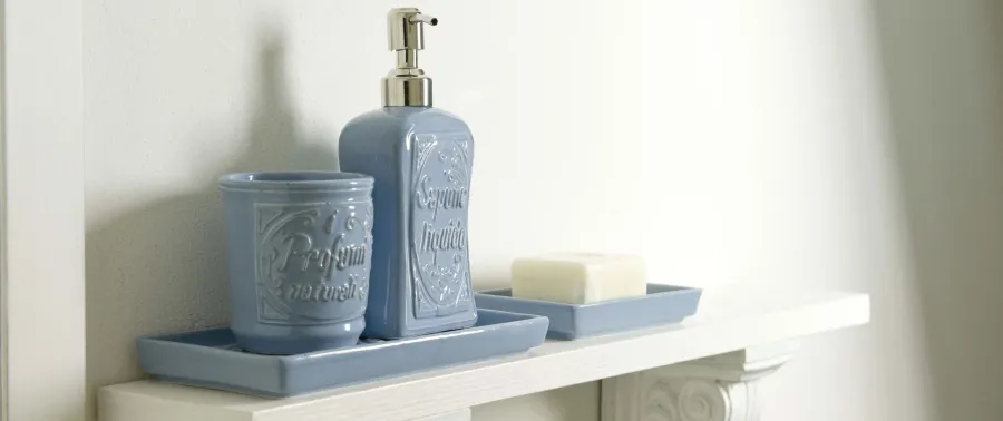 obrazek 2 Ceramiczna niebieska mydelniczka - Virginia Casa