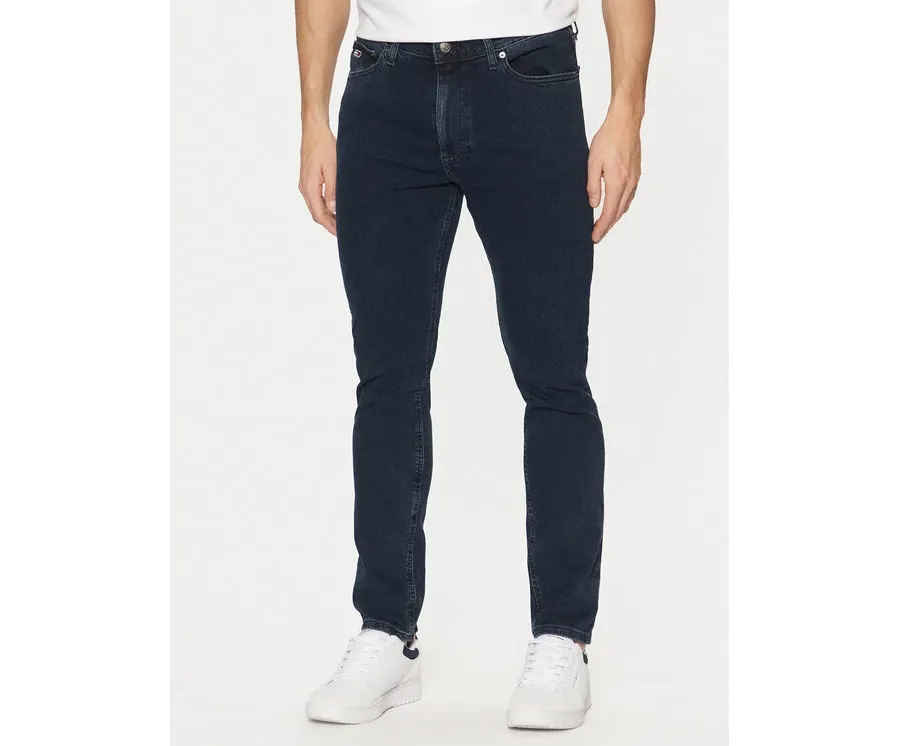 obrazek 1 Tommy Jeans Jeansy Simon DM0DM20732 Granatowy Skinny Fit